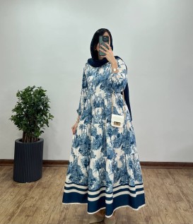 پیراهن بلند طرحدار نخل