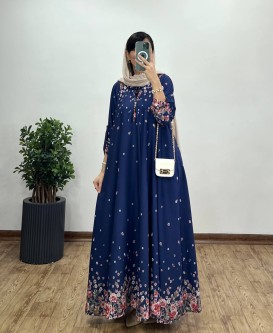 پیراهن بلند سوپر کلوش یسنا