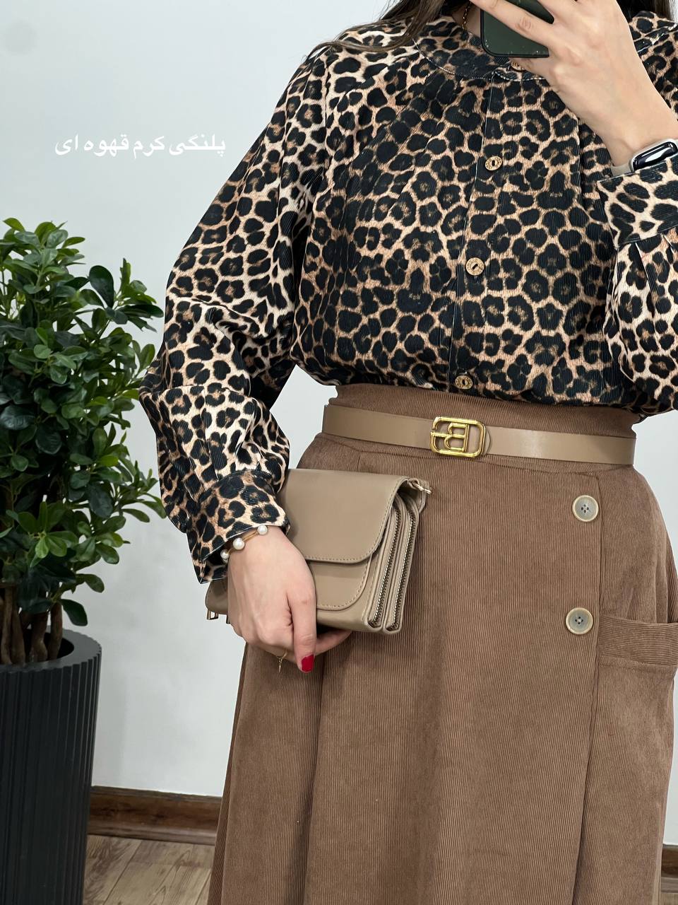ست-بلوز-و-دامن-مخمل-کبریتی-طرحدار-3