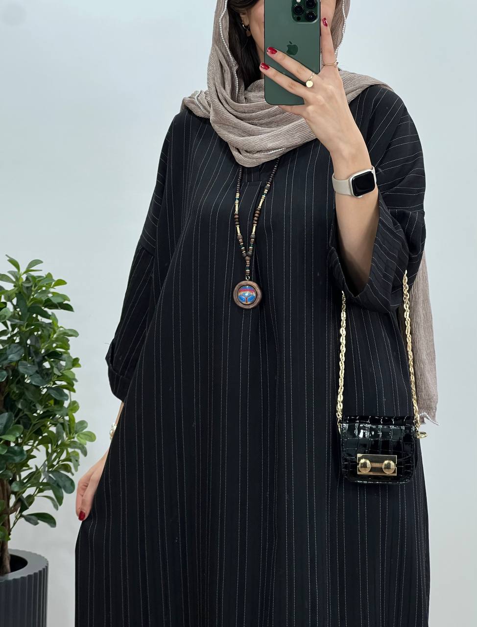 مانتو-بلند-کفتان-کوک-دوزی-مینو