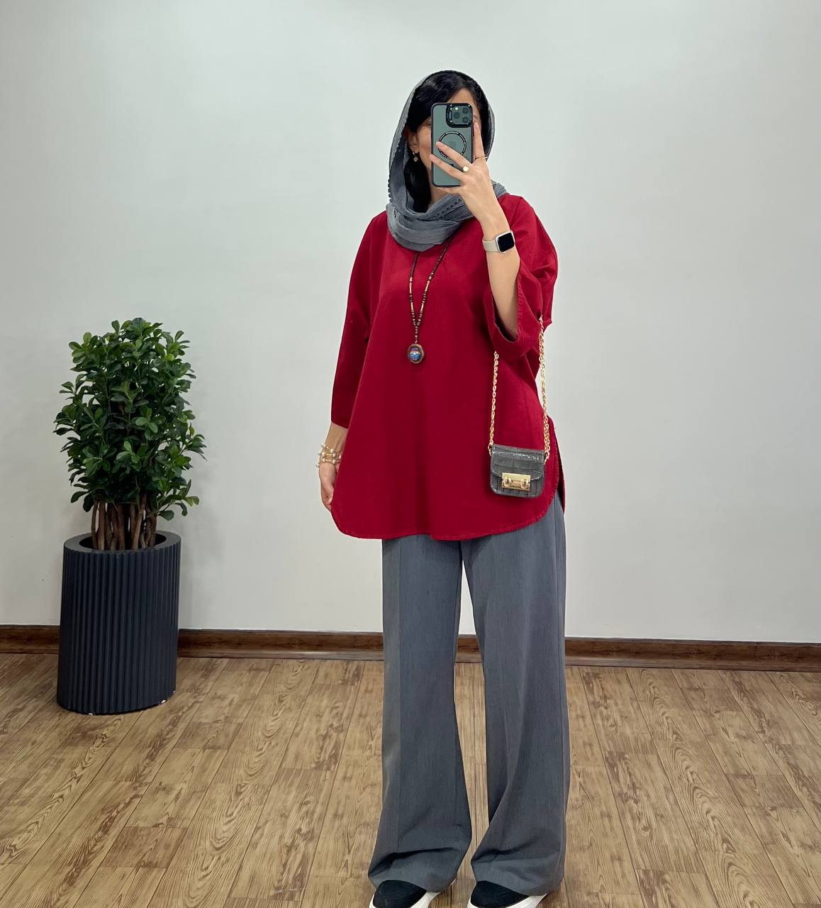 تونیک-مانتویی-لینن-شاپرک