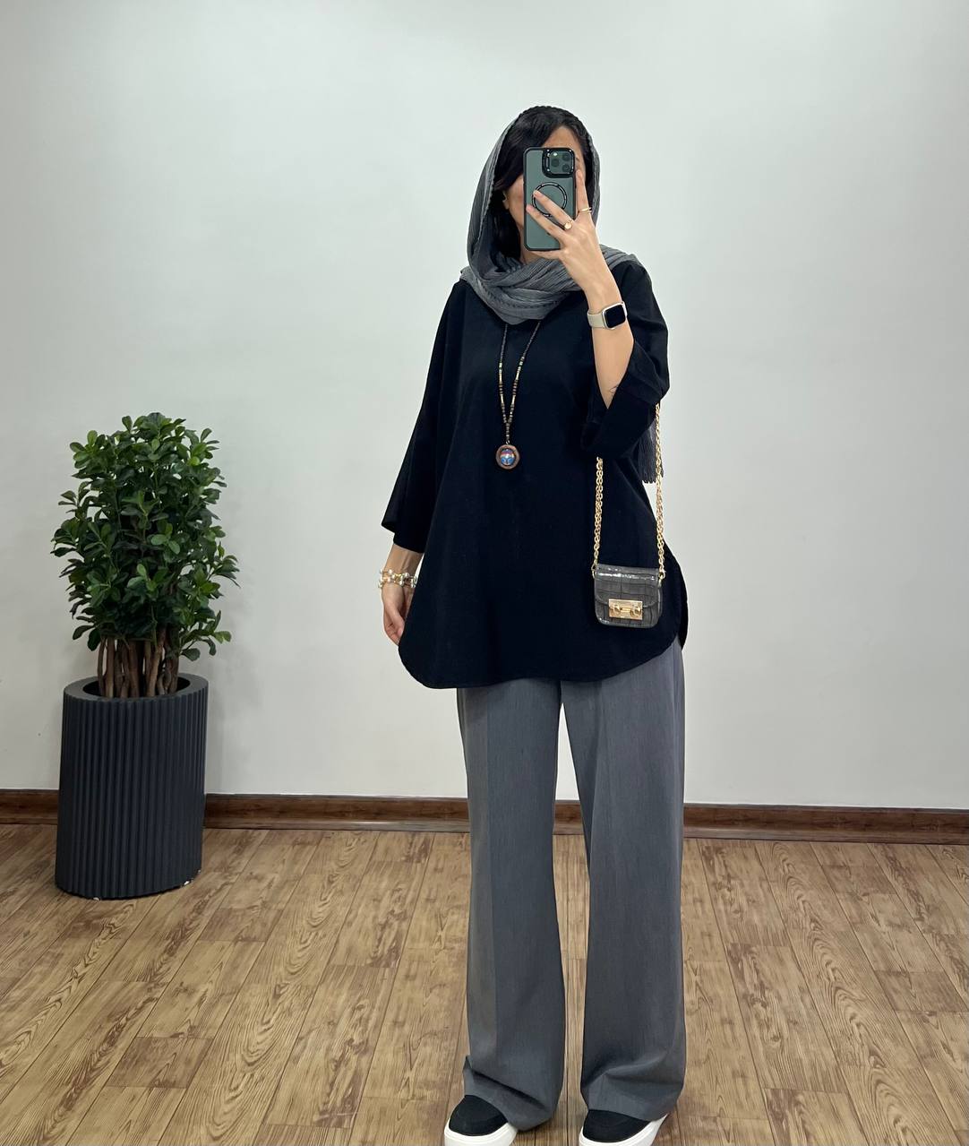 تونیک-مانتویی-لینن-شاپرک
