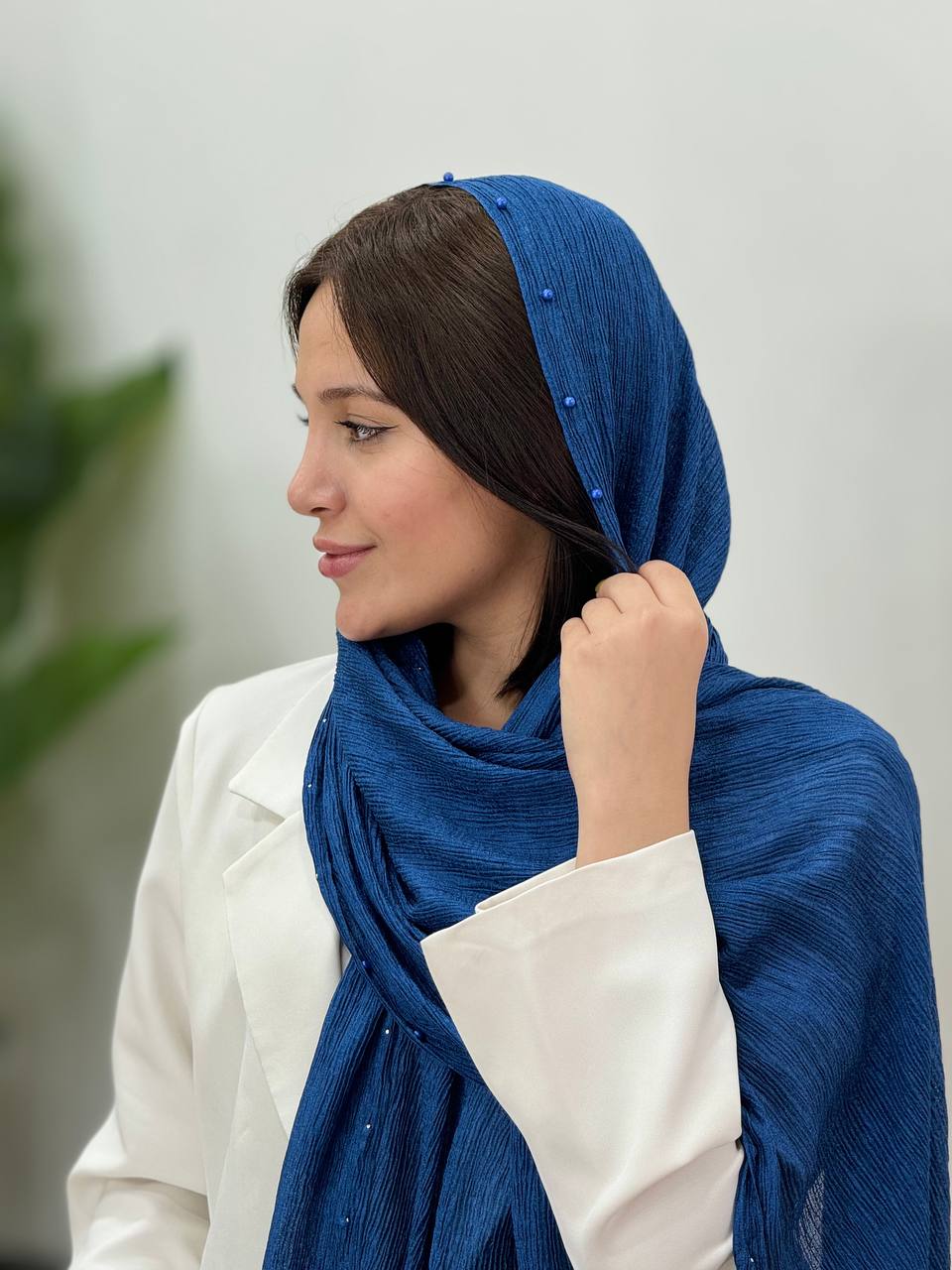 شال-پلیسه-مروارید