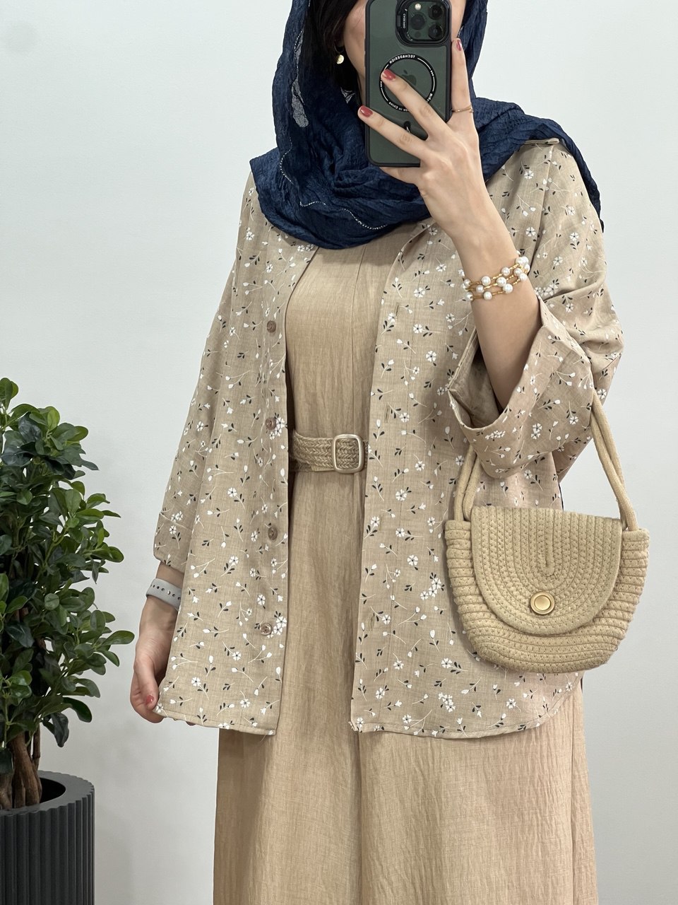 تونیک-مانتویی-لینن-گلسا-3-کد-2964