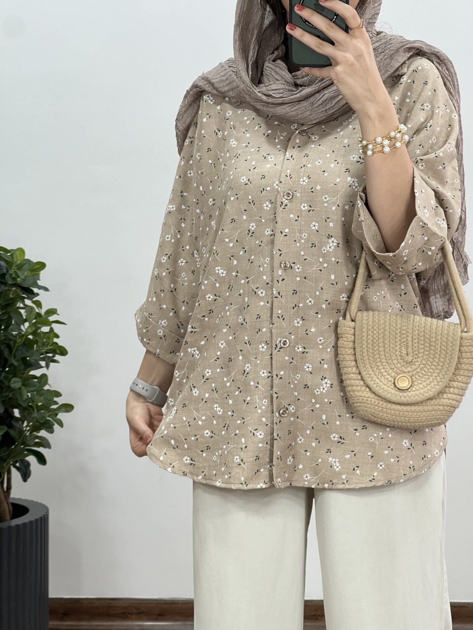 تونیک-مانتویی-لینن-گلسا-3-کد-2964
