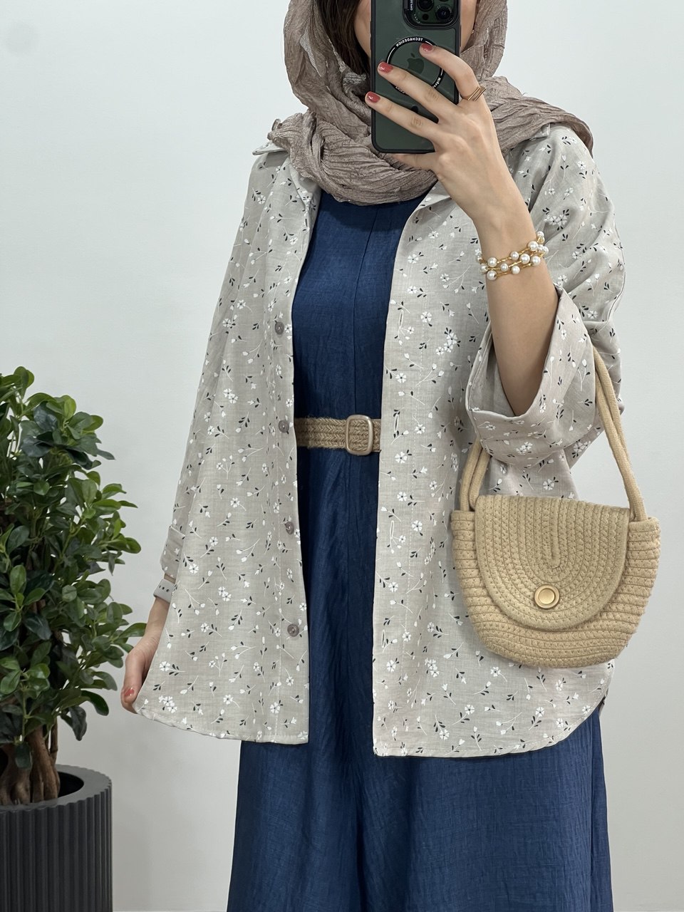 تونیک-مانتویی-لینن-گلسا-3-کد-2964