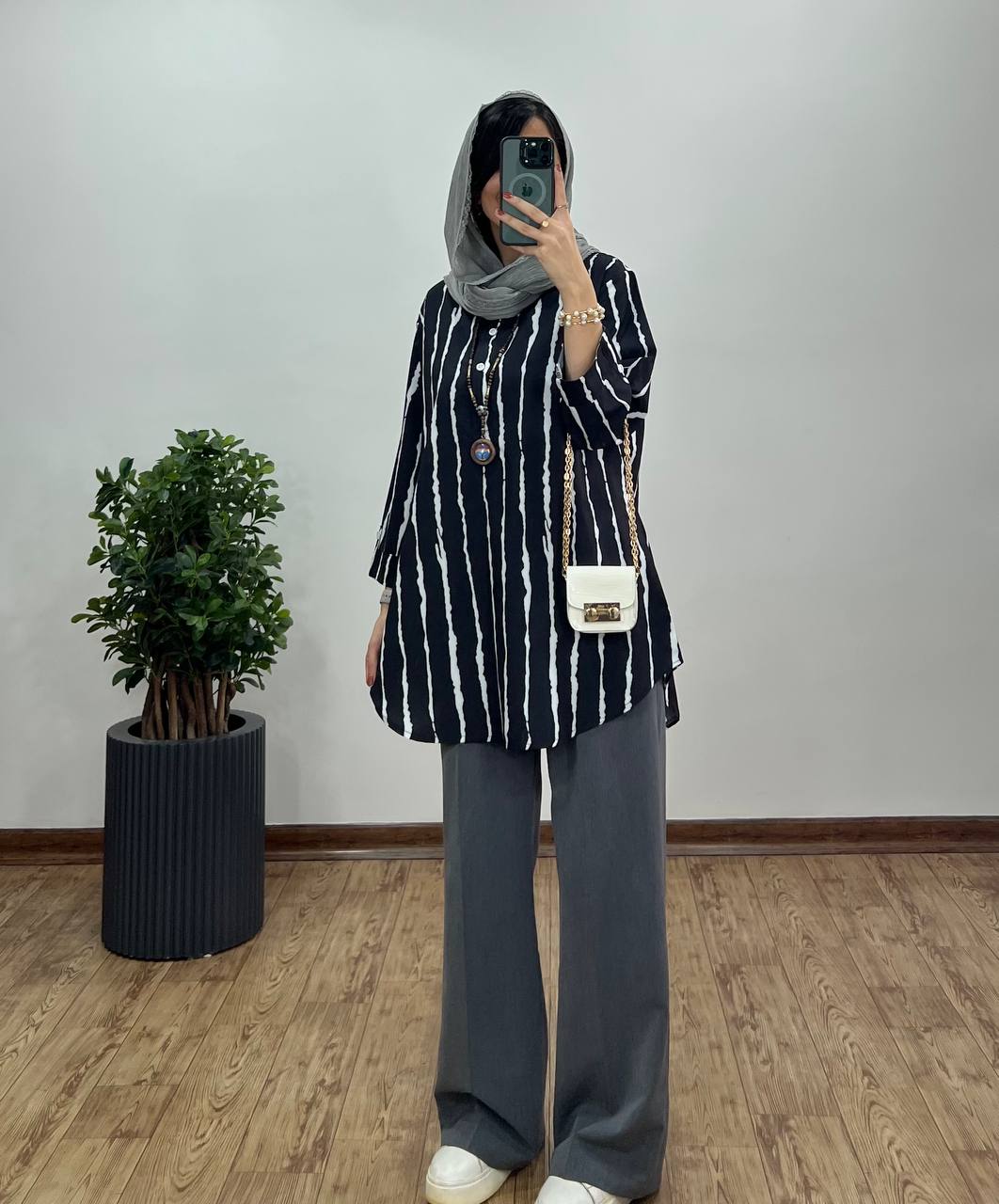 تونیک-مانتویی-جلوبسته-پری