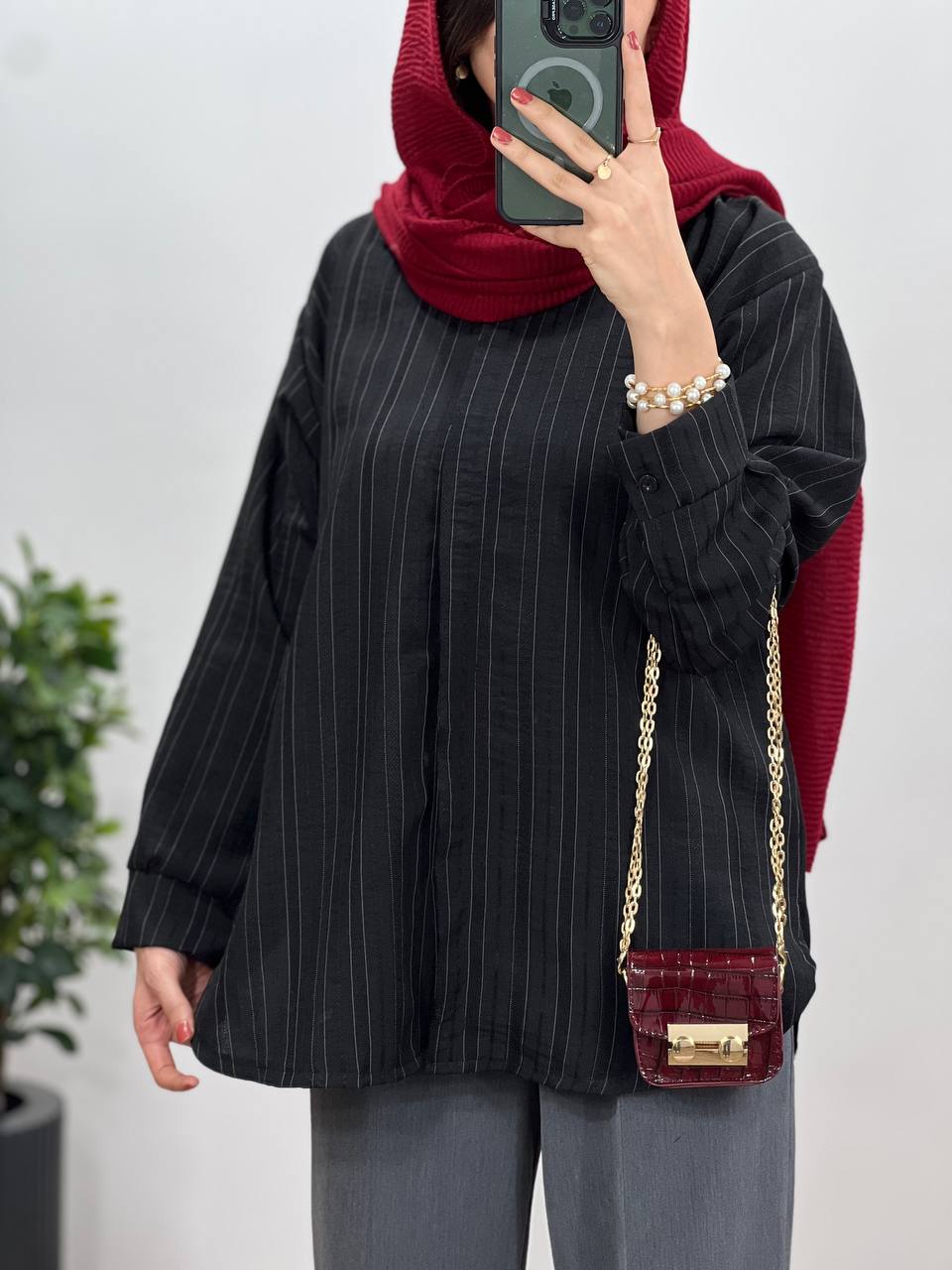 تونیک-مانتویی-دکمه-مخفی-جوانه
