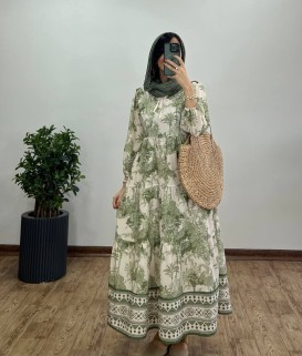 پیراهن-بلند-طرحدار-نخل-1