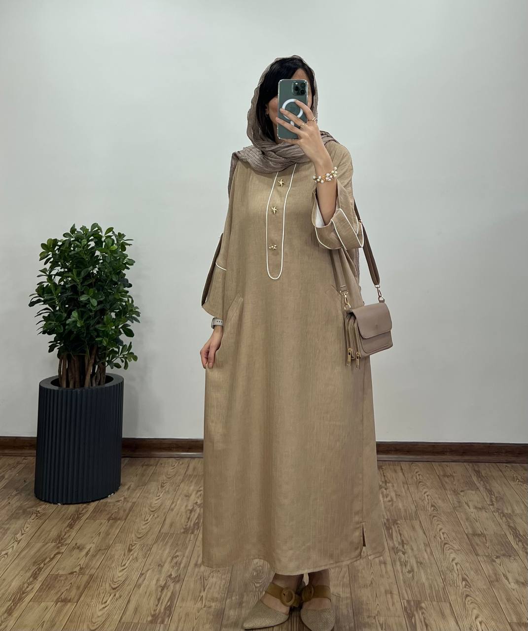 مانتو-کفتان-بلند-نایارا