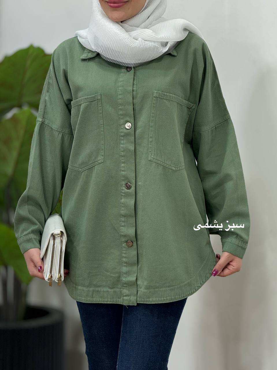 مانتو-کتان-کاغذی-توسکا-کد-3165