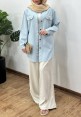 مانتو-مداد-رنگی-پسته-(کد-3140)